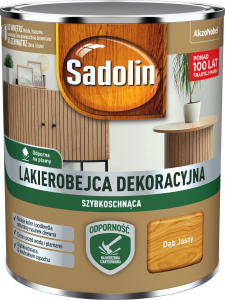 Sadolin Lakierobejca Dekoracyjna szybkoschnąca Dąb Jasny 0,7L