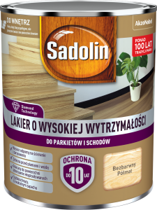 Sadolin Lakier o Wysokiej Wytrzymałości Bezbarwny Półmat 4,5L