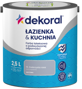 Dekoral Kuchnia & Łazienka Srebrzysta Rosa 2,5L