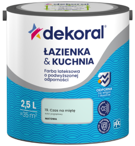 Dekoral Kuchnia & Łazienka Czas na miętę 2,5L