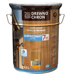 Drewnochron Impregnat Extra Powłokotwórczy DĄB 4,5L