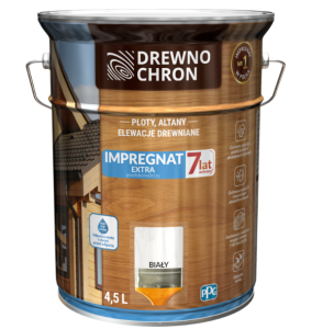 Drewnochron Impregnat Extra Powłokotwórczy Biały 4,5L