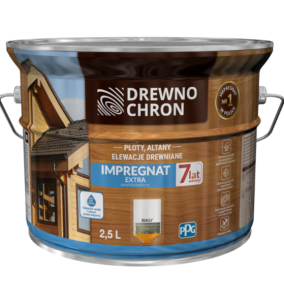 Drewnochron Impregnat Extra Powłokotwórczy Biały 2,5L