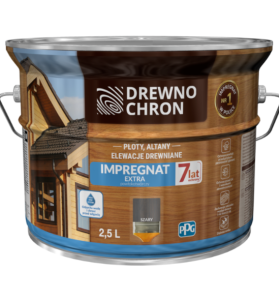 Drewnochron Impregnat Extra Powłokotwórczy Szary 2,5L