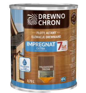 Drewnochron Impregnat Extra Powłokotwórczy Palisander średni 0,75L