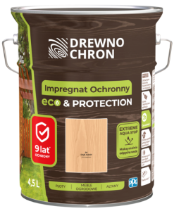 Drewnochron Impregnat Ochronny Eco&Protection dąb jasny 4,5L