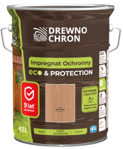 Drewnochron Impregnat Ochronny Eco&Protection dąb ciemny 4,5L
