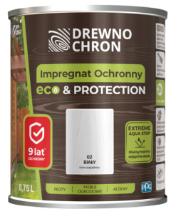 Drewnochron Impregnat Ochronny Eco&Protection biały 0,75L