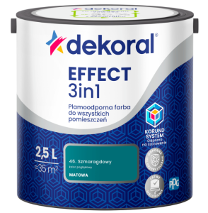 Dekoral Effect 3in1 farba plamoodporna Szmaragdowy 2,5l
