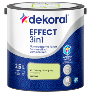 Dekoral Effect 3in1 farba plamoodporna Zielony pistacjowy 2,5l