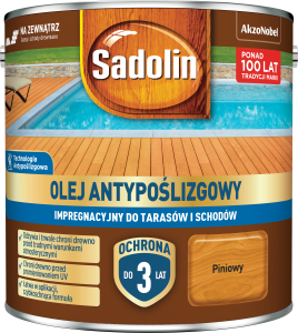 SADOLIN AKZO Olej Antypoślizgowy Impregnacyjny PINIOWY 2,5L