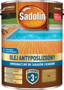 SADOLIN AKZO Olej Antypoślizgowy Impregnacyjny DĄB 4,5L