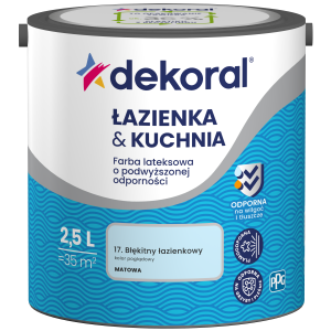 Dekoral Kuchnia & Łazienka Błękitny łazienkowy 2,5L