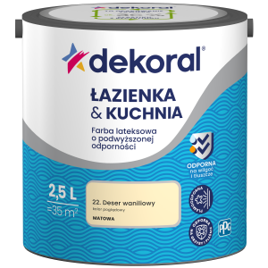 Dekoral Kuchnia & Łazienka Deser waniliowy 2,5L