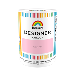 Beckers Designer Colour Candy Pink farba wewnętrzna matowa 5l