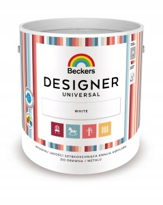 Beckers Emalia Designer Universal White 2,5l Biała