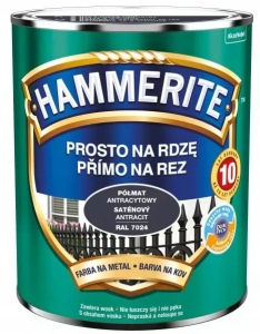 Hammerite Półmat Antracyt - 0,7 L