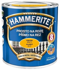 Hammerite Połysk Żółty - 0,25 L