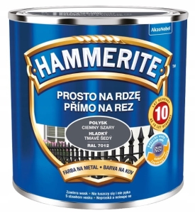 Hammerite Połysk Szary - 0,25 L