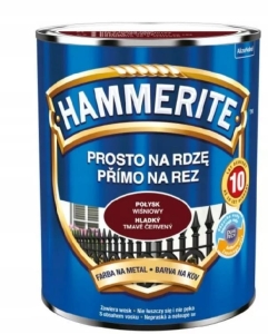 Hammerite Połysk Wiśniowy - 0,7 L