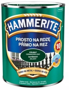 Hammerite Półmatowy Ciemnozielony - 0,25 L