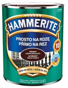 Hammerite Półmatowy Ciemnobrązowy - 2,5 L