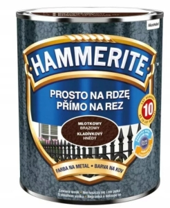 Hammerite Prosto Na Rdzę Młotkowy Brązowy - 2,5L