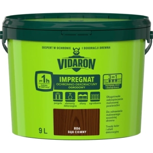 Vidaron Impregnat Ogrodowy 3w1 Dąb Ciemny - 9l
