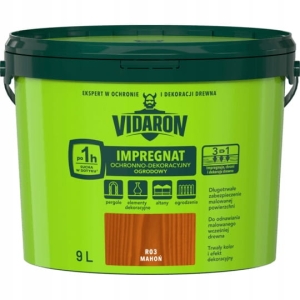 Vidaron Impregnat Do Drewna Ogrodowy Mahoń 9l