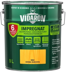 Vidaron Impregnat Ochronny 4w1 Sosna Złocista - 9l