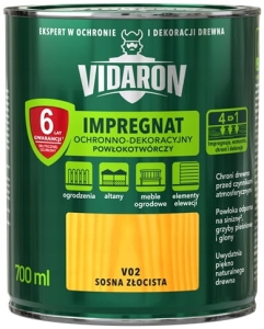 Vidaron Impregnat Ochronny 4w1 Sosna Złocista - 0,7l
