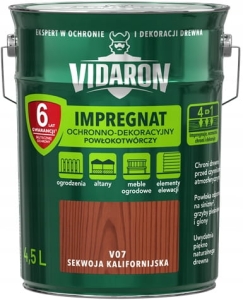 Vidaron Impregnat 4w1 Sekwoja Kalifornijska - 4,5l