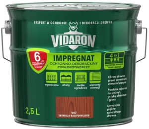 Vidaron Impregnat 4w1 Sekwoja Kalifornijska - 2,5l
