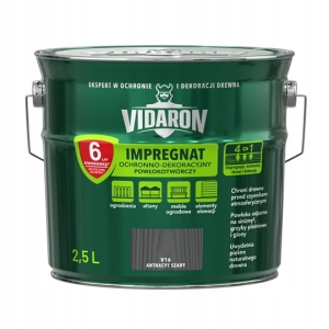 Vidaron Impregnat Ochronny 4w1 Antracyt Szary - 2,5l