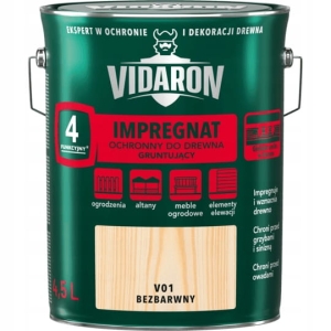 Vidaron Impregnat Grunt Do Drewna Bezbarwny 4,5l