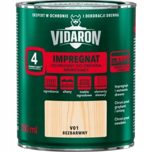 Vidaron Impregnat Grunt Do Drewna Bezbarwny 0,7l