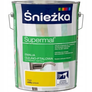 Śnieżka Supermal Farba Olejno-Ftalowa Żółty - 5l