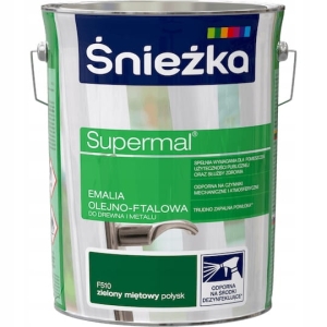 Śnieżka Supermal Farba Olejno-Ftalowa Miętowy - 5l