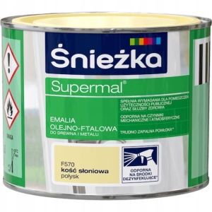 Śnieżka Supermal Olejno-Ftalowa Kość Słoniowa - 0,2l