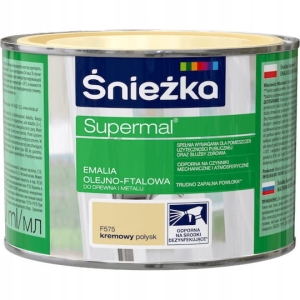 Śnieżka Supermal Farba Olejno-Ftalowa Kremowy - 0,4l