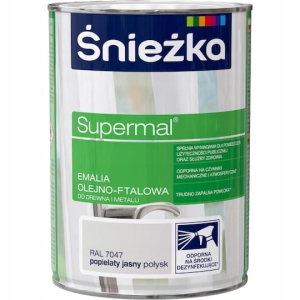 Śnieżka Farba Olejno-Ftalowa Popielaty Jasny - 0,8l