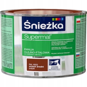 Śnieżka Supermal Olejno-Ftalowa Orzech Średni - 0,4l