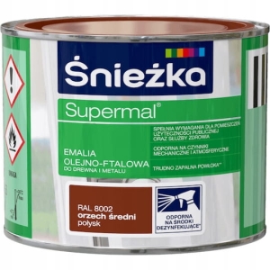 Śnieżka Supermal Olejno-Ftalowa Orzech Średni - 0,2l