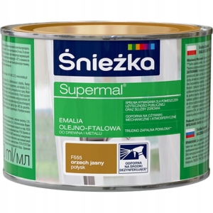 Śnieżka Supermal Olejno-Ftalowa Orzech Jasny - 0,4l