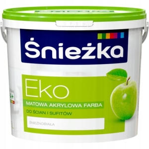 Farba Śnieżka Eko Akrylowa Śnieżnobiała - 5l