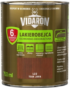 Vidaron Lakierobejca Do Drewna Teak Java L22 - 0,75l