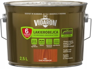 Vidaron Lakierobejca Do Drewna Teak Naturalny - 2,5l